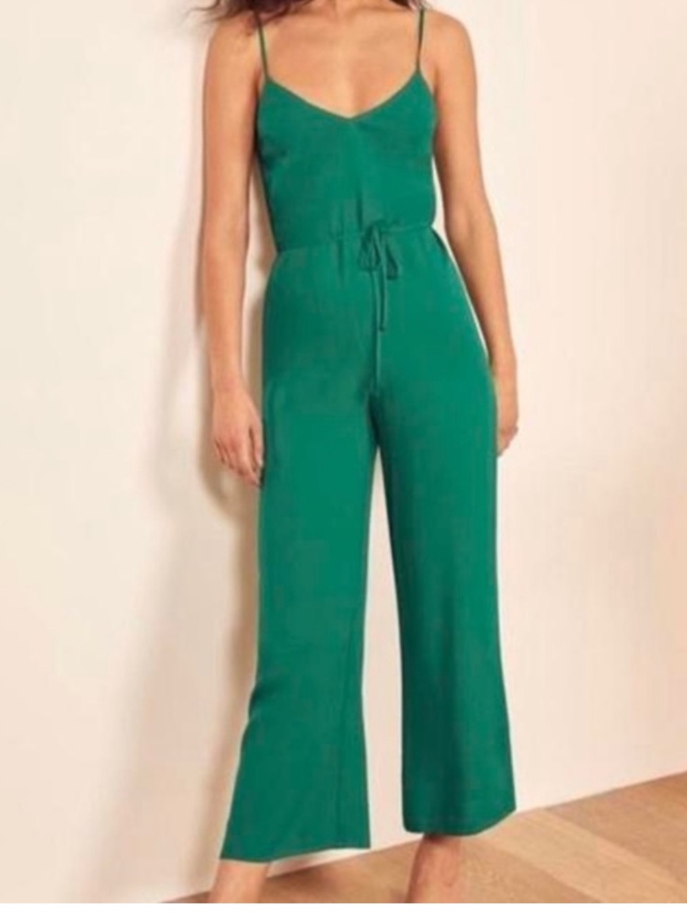 Reformation Green Jumpsuit Sz S